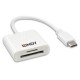 Lindy 43185 lector de tarjeta USB 3.2 Gen 1 (3.1 Gen 1) Type-C Blanco